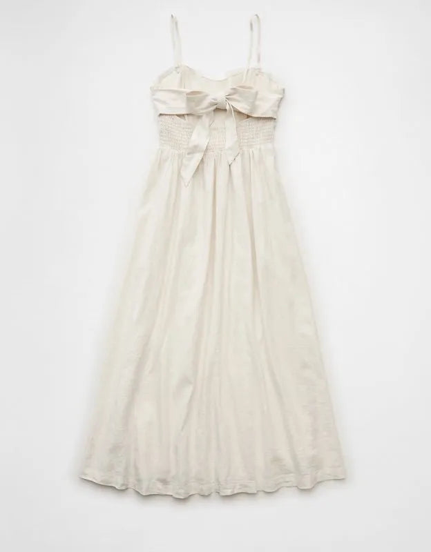 AE Strapless Corset Midi Dress