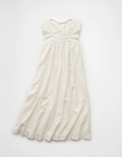AE Strapless Corset Midi Dress