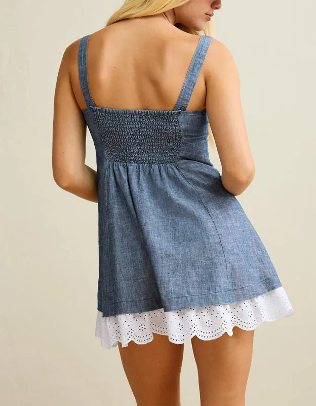 AE Button-Up Mini Dress
