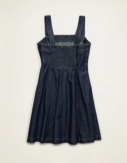 AE Square Neck Denim Mini Dress