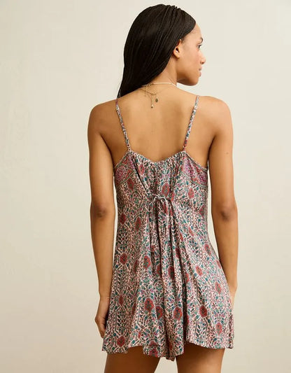 AE Button-Up Flowy Romper