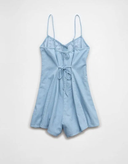 AE Button-Up Flowy Romper