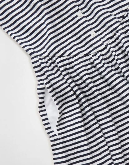 AE Button-Up Textured Knit Romper