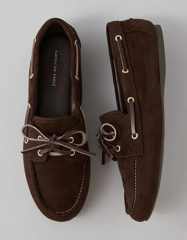 AE Faux Suede Boat Shoe