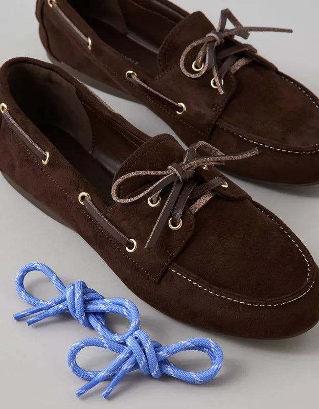 AE Faux Suede Boat Shoe