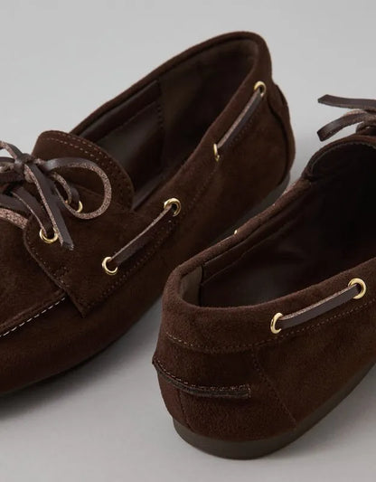 AE Faux Suede Boat Shoe