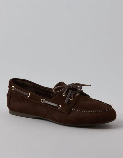 AE Faux Suede Boat Shoe