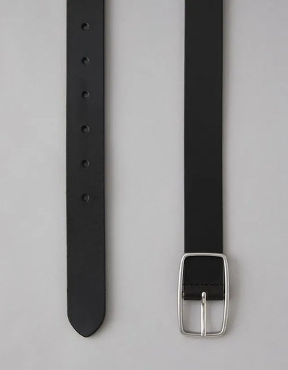 AE Rectangle Buckle Leather Belt