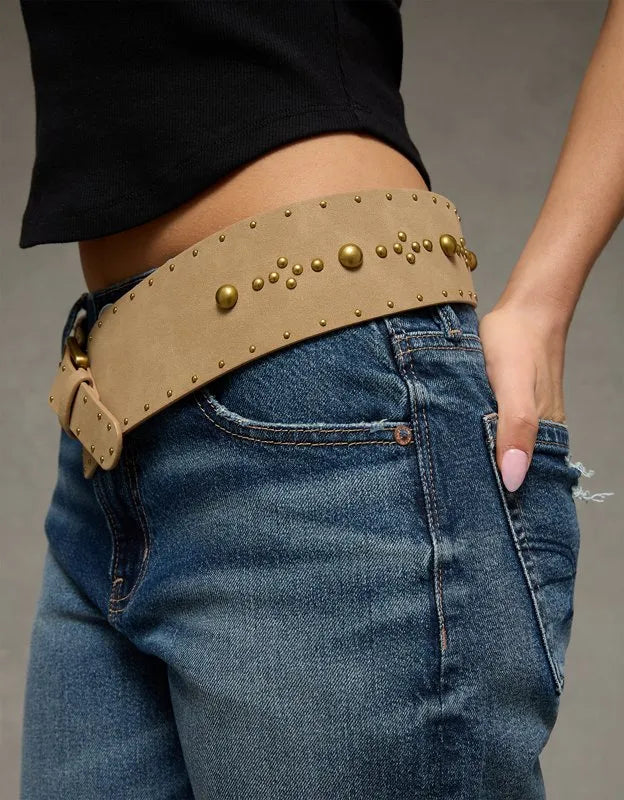 AE Wide Studded Boho Belt