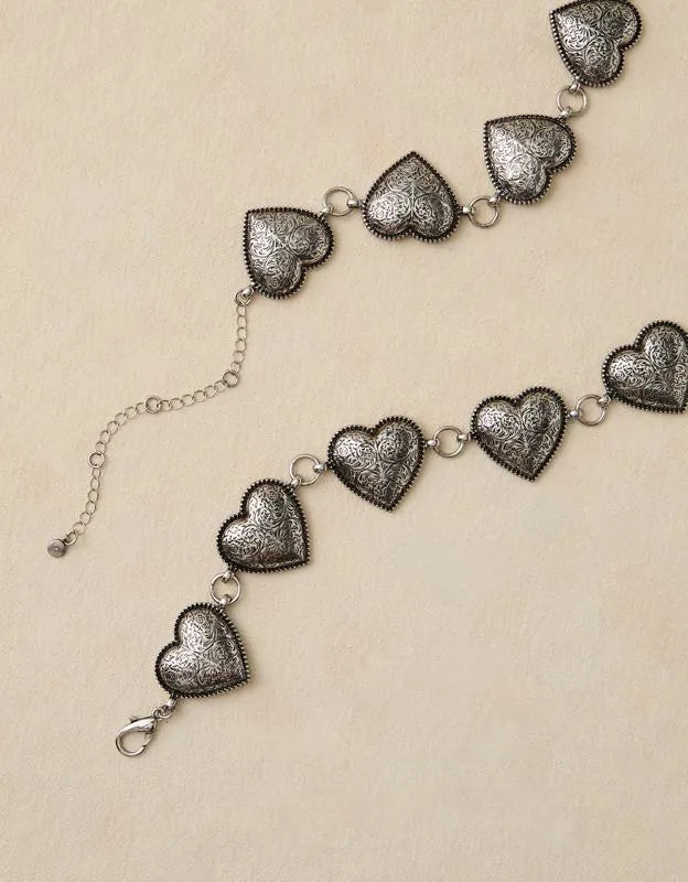 AE Heart Concho Chain Belt