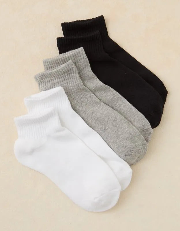AE Shortie Crew Socks 3-Pack