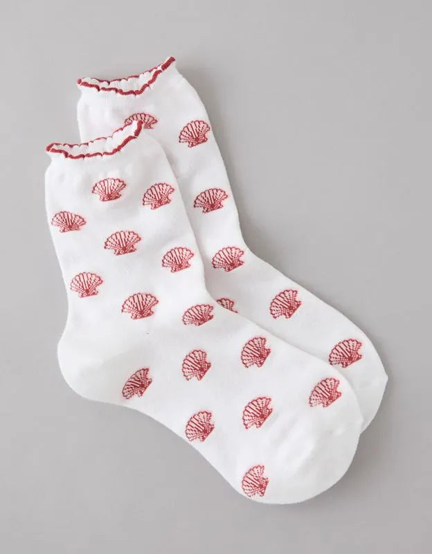 AE Graphic Cropped Crew Socks