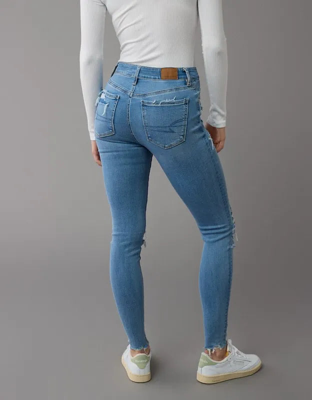 AE High-Waisted Ripped Jegging