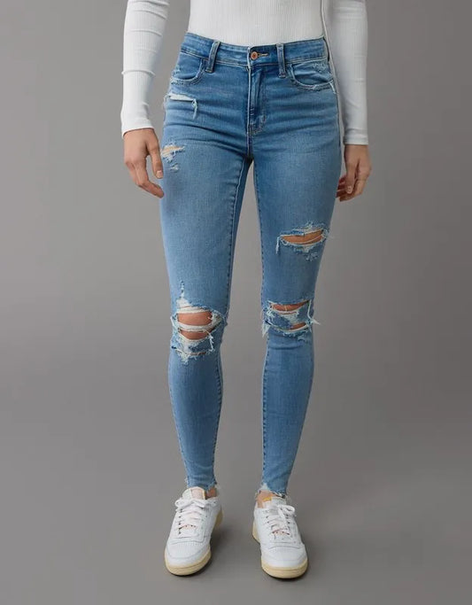 AE High-Waisted Ripped Jegging
