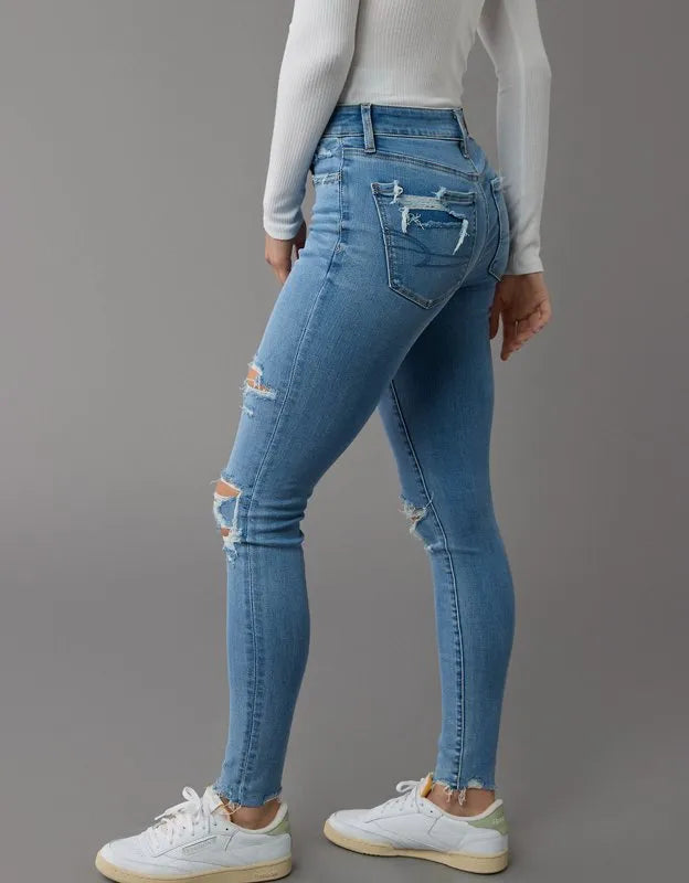AE High-Waisted Ripped Jegging