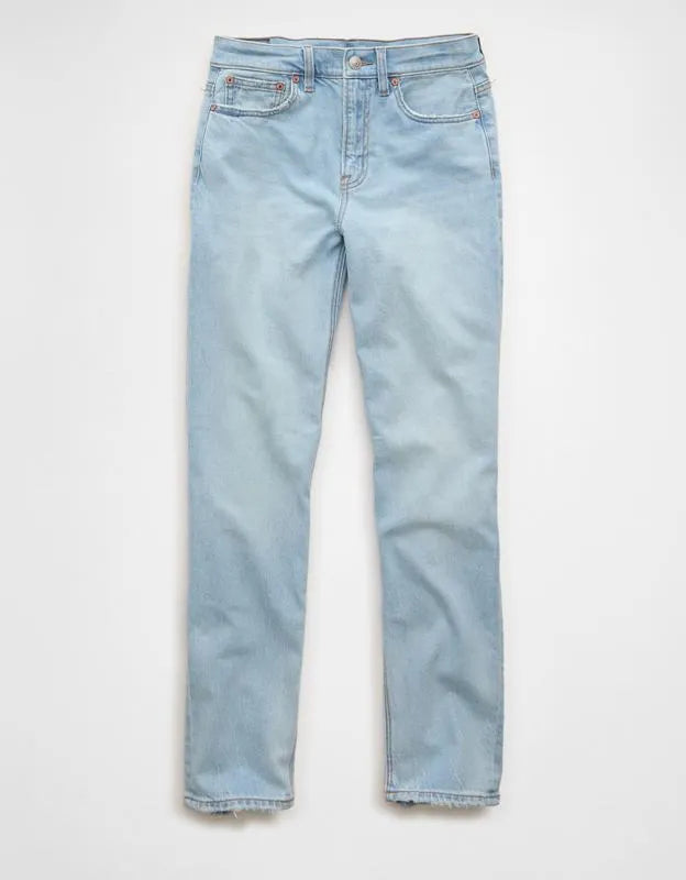 AE Super High-Waisted Straight Jean