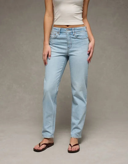 AE Super High-Waisted Straight Jean