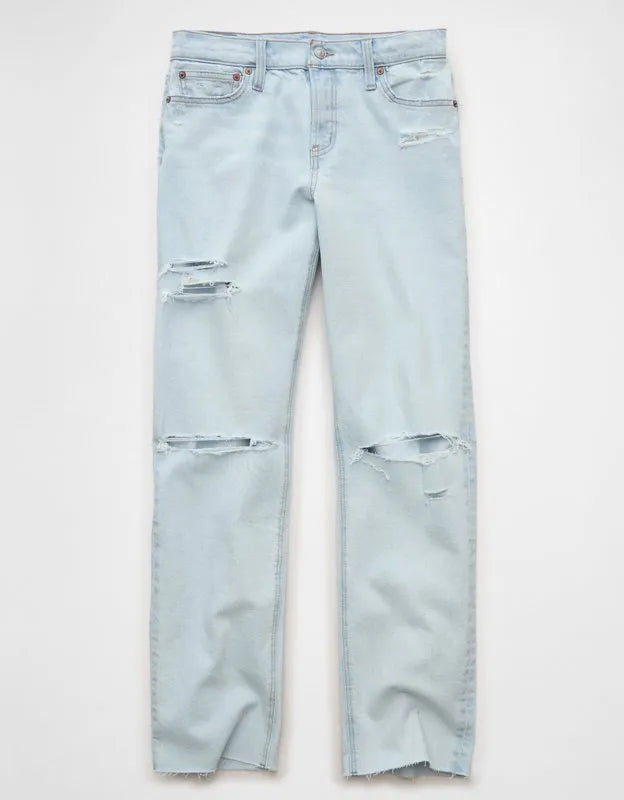 AE High-Waisted Straight Jean