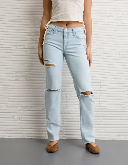 AE High-Waisted Straight Jean