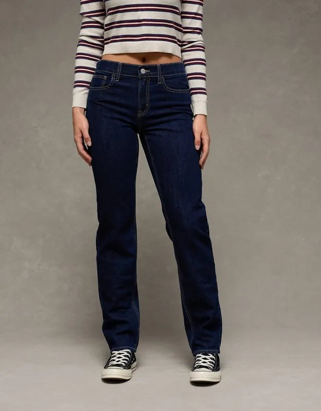 AE High-Waisted Straight Jean
