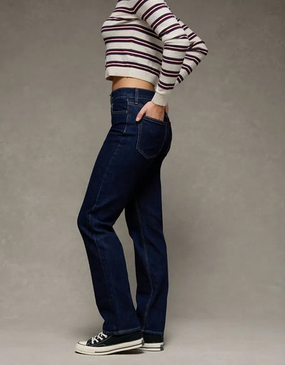 AE High-Waisted Straight Jean