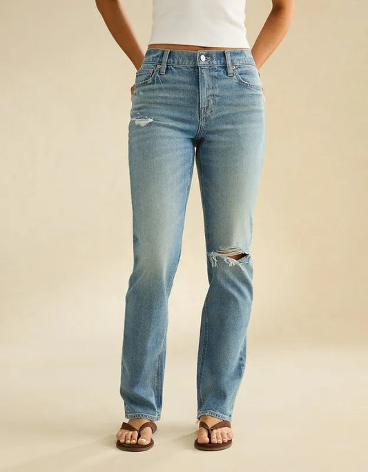 AE High-Waisted Straight Jean