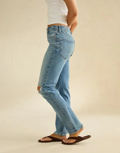 AE High-Waisted Straight Jean