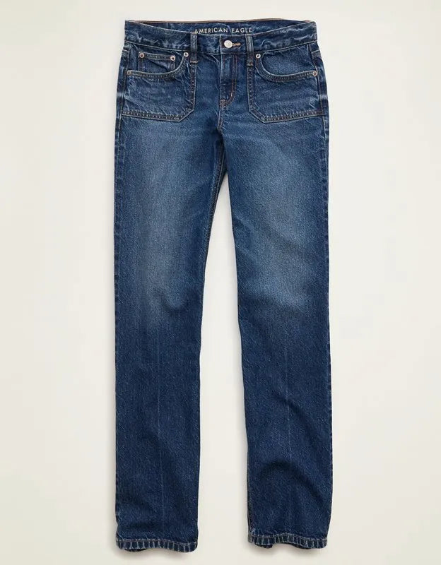 AE Low-Rise Classic Straight Jean