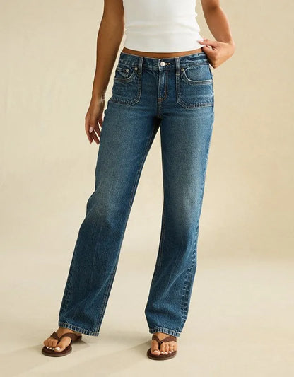 AE Low-Rise Classic Straight Jean