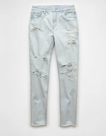 AE Strigid Ripped Mom Jean