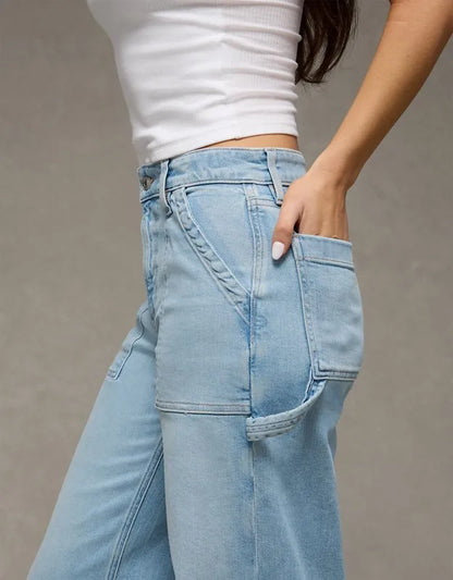 AE Super High-Waisted Baggy Wide-Leg Jean