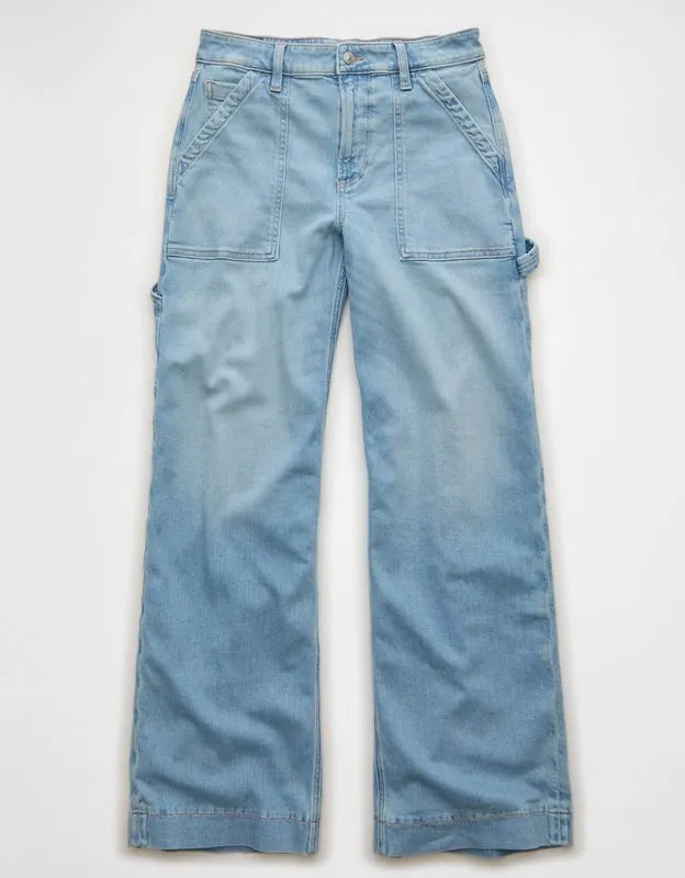 AE Super High-Waisted Baggy Wide-Leg Jean