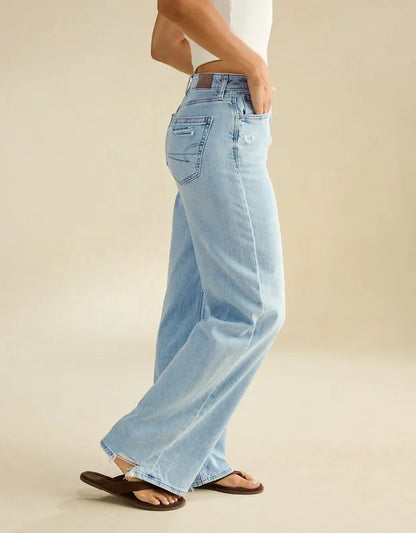 AE Super High-Waisted Baggy Wide-Leg Jean
