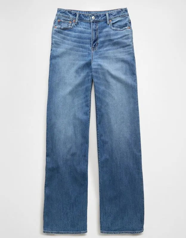 AE Super High-Waisted Baggy Wide-Leg Jean