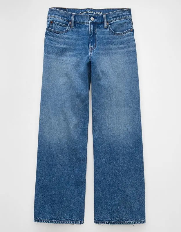 AE Low-Rise Baggy Ultra Wide-Leg Jean