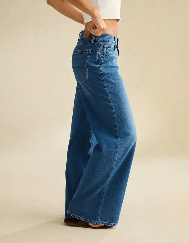 AE Low-Rise Baggy Ultra Wide-Leg Jean