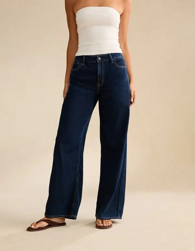 AE Super High-Waisted Baggy Wide-Leg Jean