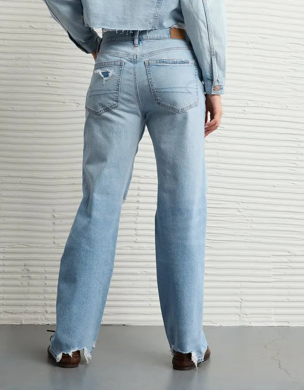 AE Low-Rise Baggy Straight Jean