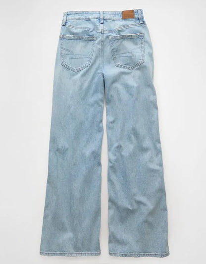 AE Dreamy Drapey Super High-Waisted Baggy Wide-Leg Jean