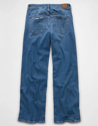 AE Dreamy Drape Stretch Low-Rise Baggy Wide-Leg Jean
