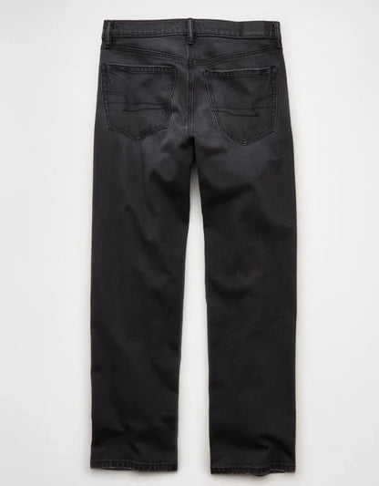 AE Embellished Stretch Low-Rise Baggy Straight Jean