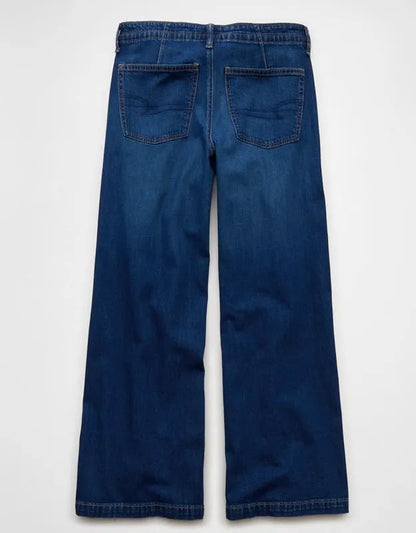 AE Dreamy Drape Strigid Low-Rise Ultra Wide-Leg Jean
