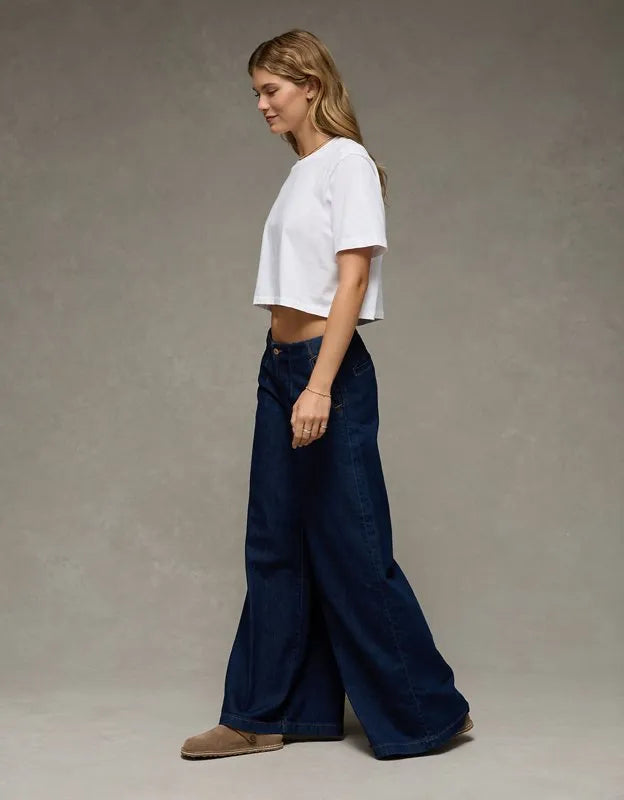 AE Dreamy Drape Baggy A-Line Fit Jean