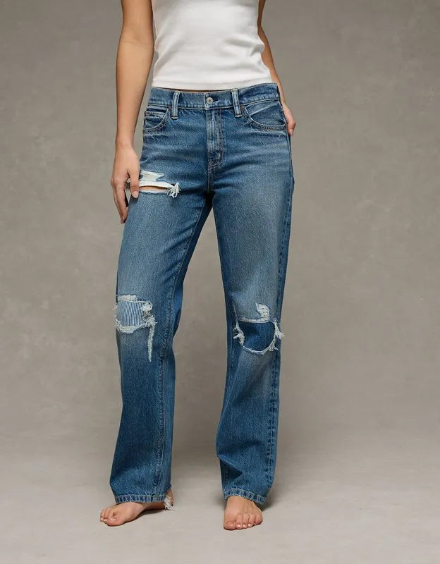 AE Low-Rise Baggy Straight Jean