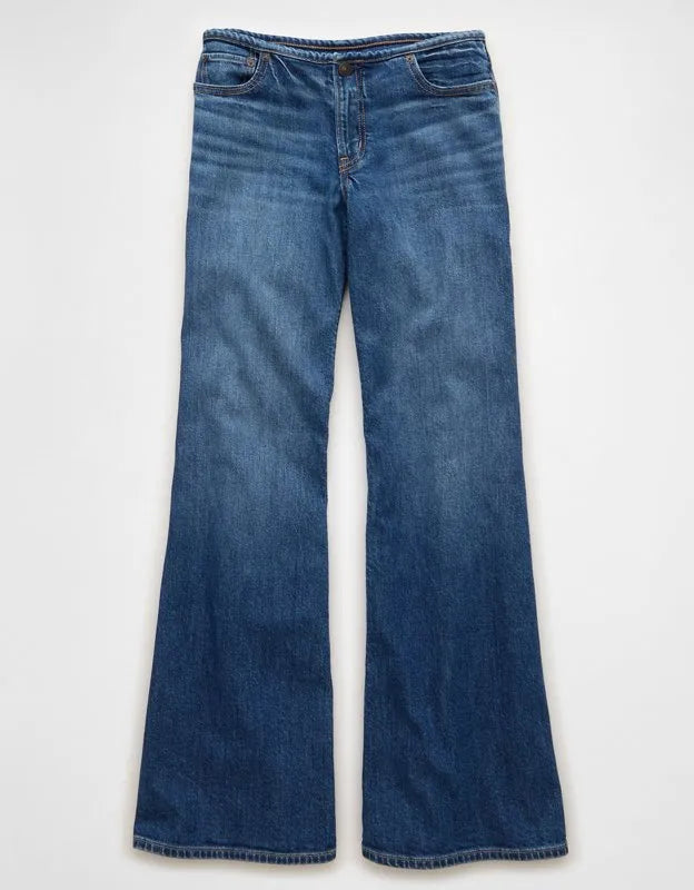 AE Super Low-Rise Baggy Flare Jean