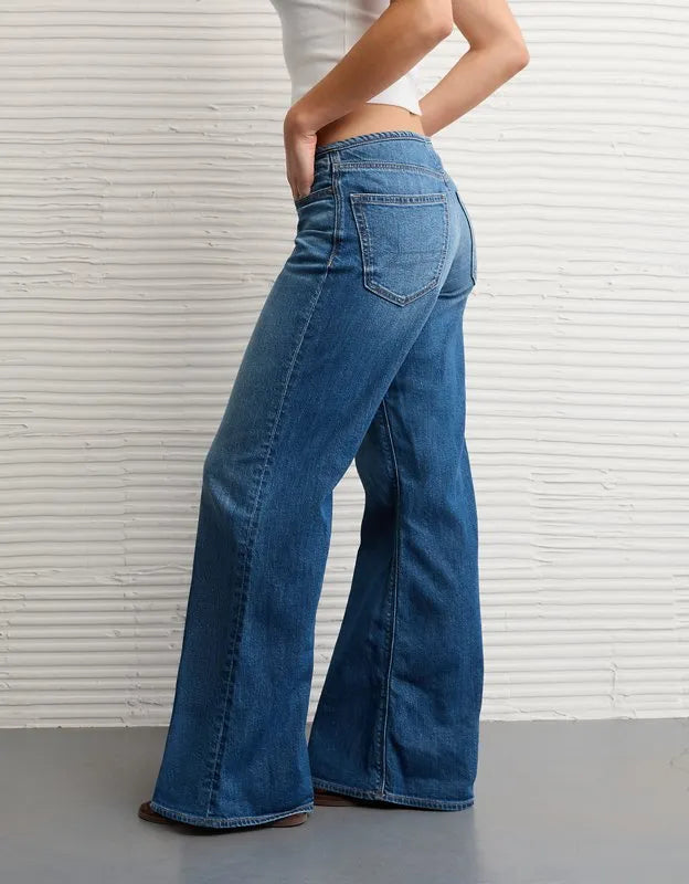 AE Super Low-Rise Baggy Flare Jean