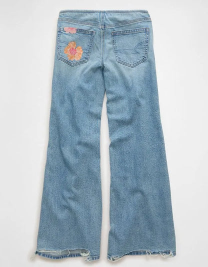 AE Super Low-Rise Baggy Flare Jean