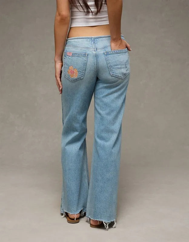 AE Super Low-Rise Baggy Flare Jean