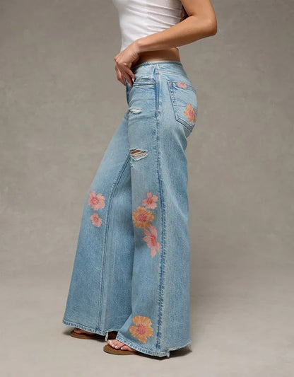 AE Super Low-Rise Baggy Flare Jean