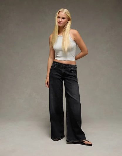 AE Low-Rise Baggy Ultra-Wide Leg Jean